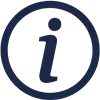 Outlined lowercase "i" icon in a circle, commonly used to represent information for PGL Adventure Holidays.